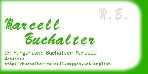 marcell buchalter business card